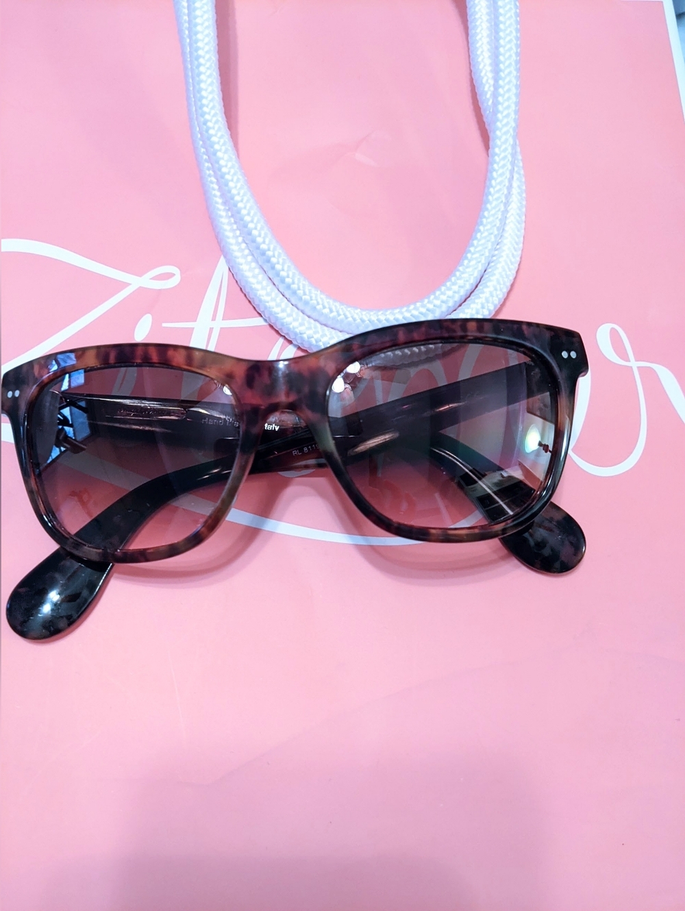 Ralph Lauren Tortoise RL 8119-W 5017/51 Havana Sunglasses Archive Y2K